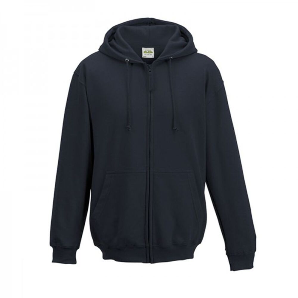 Awdis Plain Mens  Sweatshirt Hoodie Zoodie 18 Colours Szs  / Oxford Navy